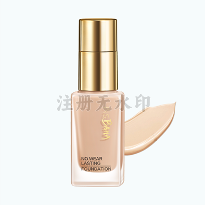 皇冠网印彩巴哈透薄持妆粉底液-遮瑕型